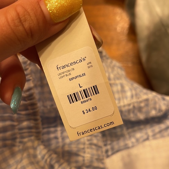 Lily White Top nwt - Picture 5 of 6